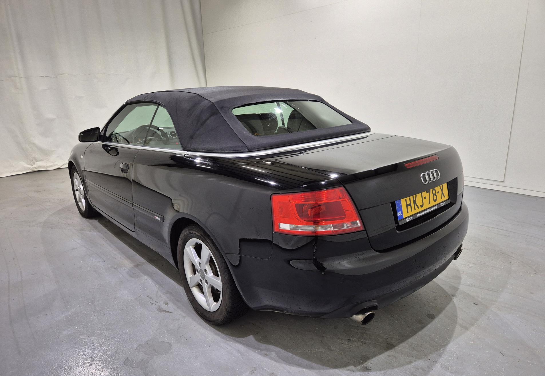 Audi A4 2.0 Tfsi 147KW Cabrio AUT 2006 Zwart